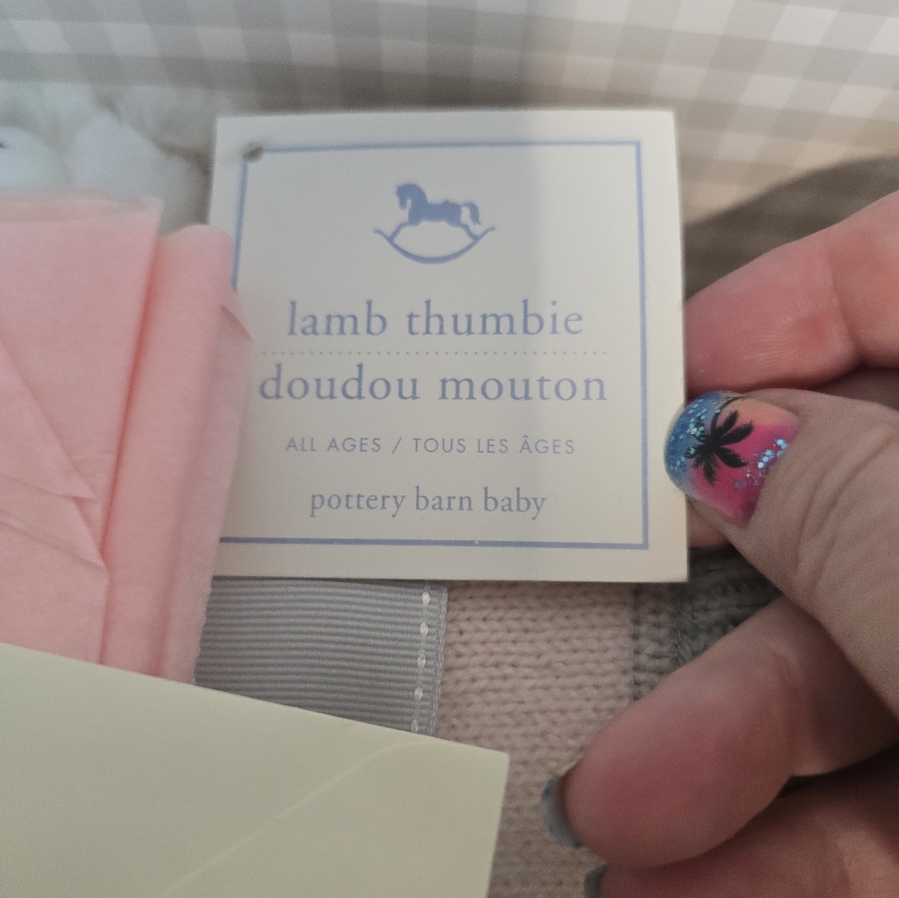 Pottery Barn kids baby girl shower gift 3 items + card tissue and gift box $140 - Picture 6 of 6